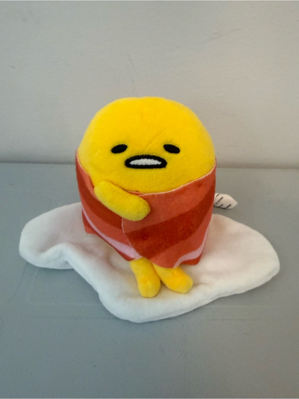 Gudetama the lazy egg (wrapped in bacon) small plush
